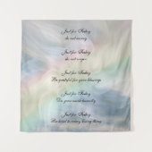 霊気プリンシプルレインボーマンダラデザイン タペストリー (正面)