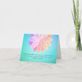 霊気マスタおよびヨガ仲介インストラクター引用文 カード