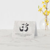 霊気マスタおよびヨガ仲介インストラクター引用文 カード (黄色い花)