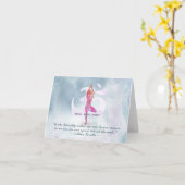 霊気マスタおよびヨガ仲介インストラクター引用文 カード (黄色い花)