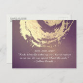 霊気マスタおよびヨガ仲介インストラクター引用文 ポストカード (正面/裏面)