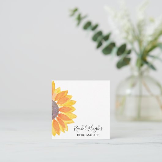 霊気マスタミニマルー名刺 スクエア名刺 (スタンド正面)