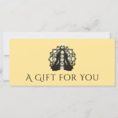 霊気マスターおよびエネルギーヒーラーギフト証明書 (正面)