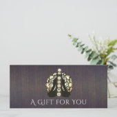 霊気マスターおよびエネルギーヒーラーギフト証明書 (スタンド正面)