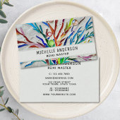 霊気マスターエネルギーヒーラーカラフル 名刺