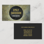 霊気マスターエネルギーヒーラースピリチュアルヨガトレーナー 名刺 (正面/裏面)