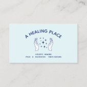 霊気マスターエネルギー作業者手 名刺 (正面)