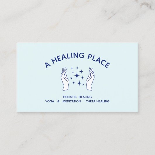 霊気マスターエネルギー作業者手 名刺 (正面)