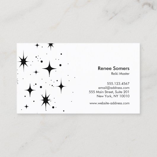 霊気マスターエネルギー修復 名刺 (裏面)