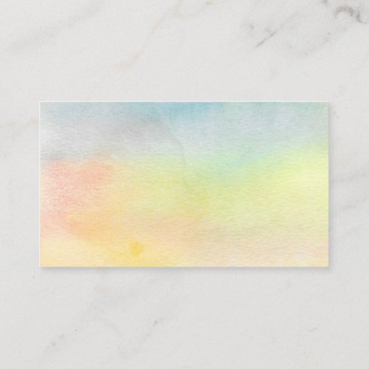 霊気マスターカラフルひまわり名刺 名刺 (裏面)