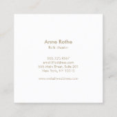 霊気マスタークリスタルヒーラー スクエア名刺 (裏面)