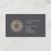 霊気マスタースピリチュアルエネルギーヒーラー 名刺 (裏面)