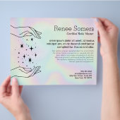 霊気マスターチャクラエネルギーヒーラー チラシ (手)