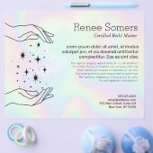 霊気マスターチャクラエネルギーヒーラー チラシ (シングル)