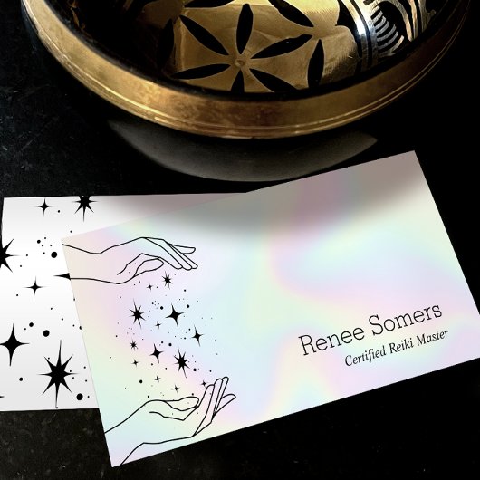 霊気マスターチャクラエネルギーヒーラー 名刺