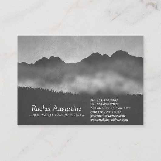 霊気マスターヨガインストラクターギフト券カード 割引カード (裏面)