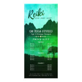 霊気マスターヨガ仲介インストラクター価格表 ラックカード (正面)