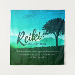 霊気マスターヨガ仲介インストラクター引用文 タペストリー