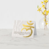 霊気マスターヨガ仲介引用文ルートチャクラ標識 カード (黄色い花)