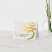 霊気マスターヨガ仲介引用文ルートチャクラ標識 カード (正面)