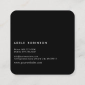 霊気マスターライフコーチ スクエア名刺 (裏面)