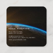 霊気マスターライフコーチ- Universe スクエア名刺 (裏面)