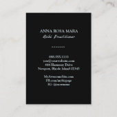 *~*霊気マスター先生開業者シンボル 名刺 (裏面)