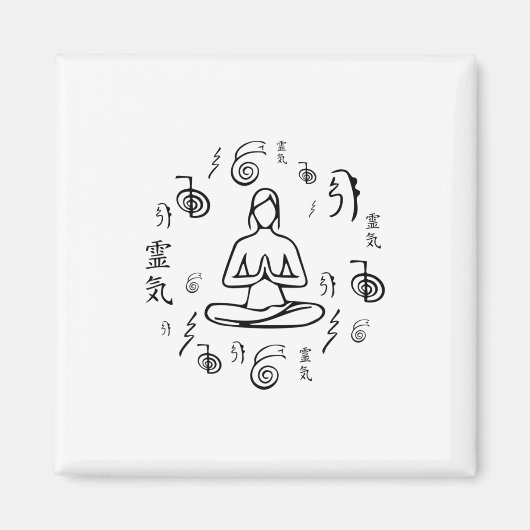 霊気マスター マグネット (正面)