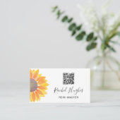 霊気マスターQRコード名刺 名刺 (スタンド正面)