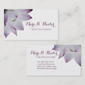 *~*霊気ヨガロータスエナジーヒーラーライト充填 名刺 (正面/裏面)