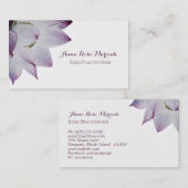 *~*霊気ヨガLotus Energy Healer Light Filled 名刺 (正面/裏面)