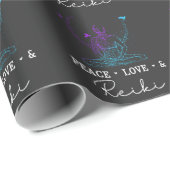 霊気ラブチャクラスピリチュアル瞑想 ラッピングペーパー (ロールコーナー)