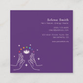 霊気付き名刺チャクラ スクエア名刺 (裏面)