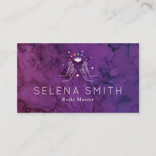霊気付き名刺チャクラ 名刺 (正面)