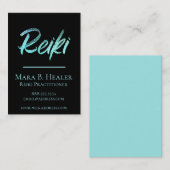 *~*霊気修士又は施術者のエネルギー治療者 名刺 (正面/裏面)