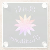 霊気医 ガラスコースター (裏面)