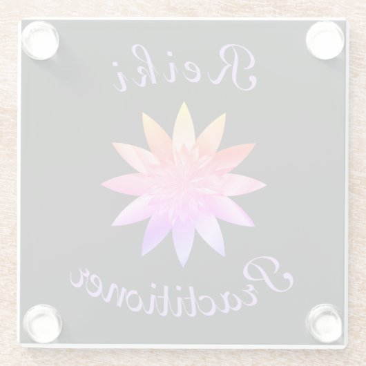 霊気医 ガラスコースター (裏面)