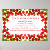 霊気原則とバラ ポスター (正面)