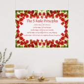 霊気原則とバラ ポスター (キッチン)