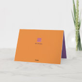 霊気原則グリーティングカード カード (裏面)