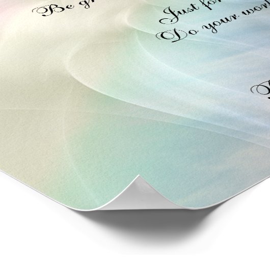 霊気原則 ポスター (角)