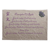 霊気原則 枕カバー (裏面)