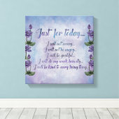 霊気原則 – 霊気の戒め キャンバスプリント (インサイチュ (ウッドフロア))