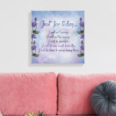 霊気原則 – 霊気の戒め キャンバスプリント (インサイチュ (リビング))