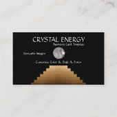 霊気及び階段エネルギー結晶ビジネスカード 名刺 (正面)