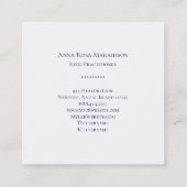 *~*霊気宇宙の星占いヨガ スクエア名刺 (裏面)