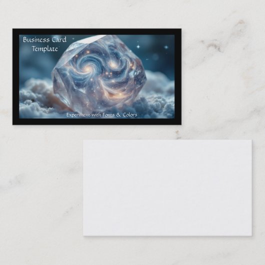 霊気宇宙結晶エネルギー名刺 名刺 (正面/裏面)