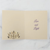 霊気恵みの挨拶 カード (内部)