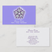 ~霊気星曼荼羅聖体幾何学ヒーラー 名刺 (正面/裏面)