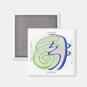 霊気癒し磁石 マグネット (正面/裏面)